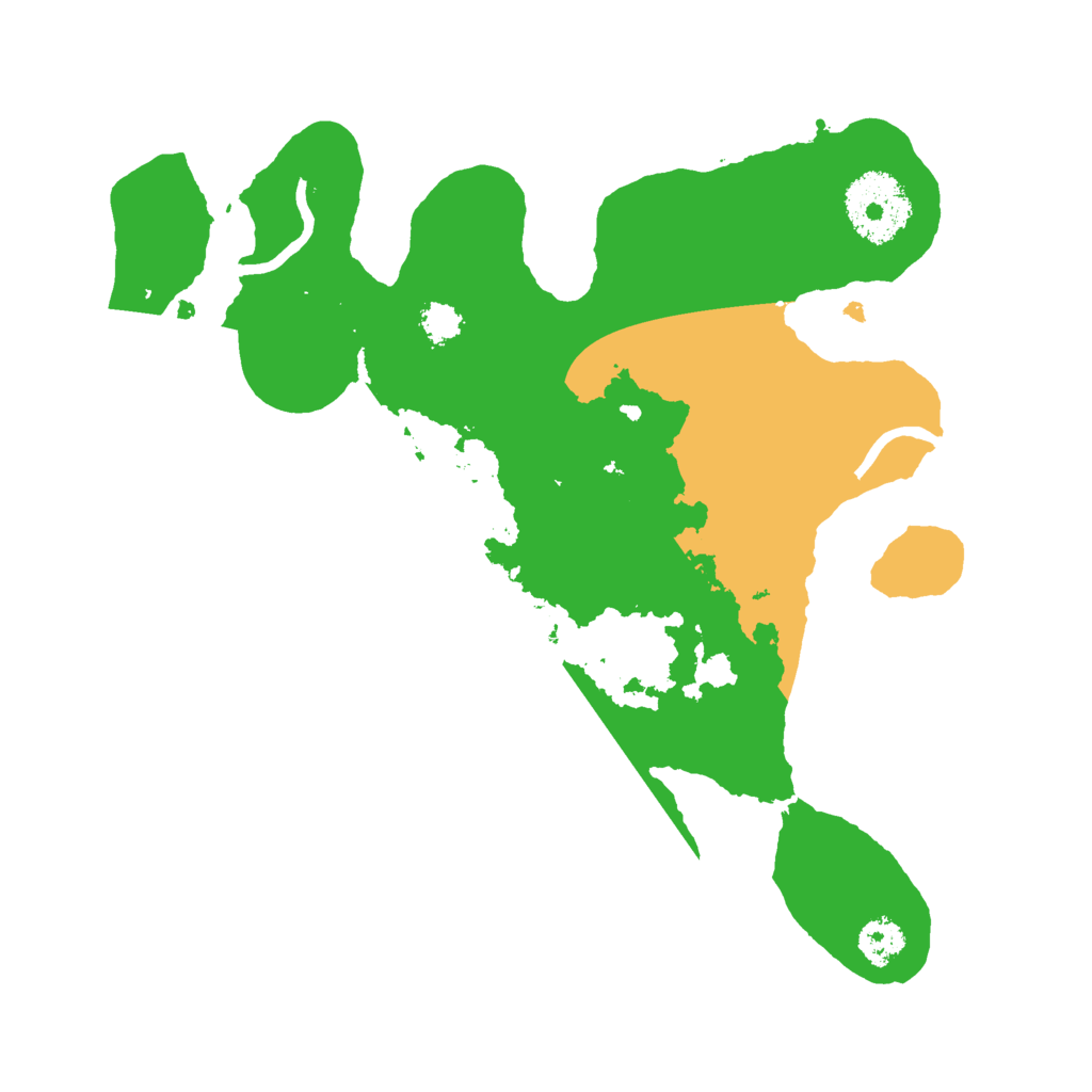 Biome Rust Map: Procedural Map, Size: 2500, Seed: 1617468392