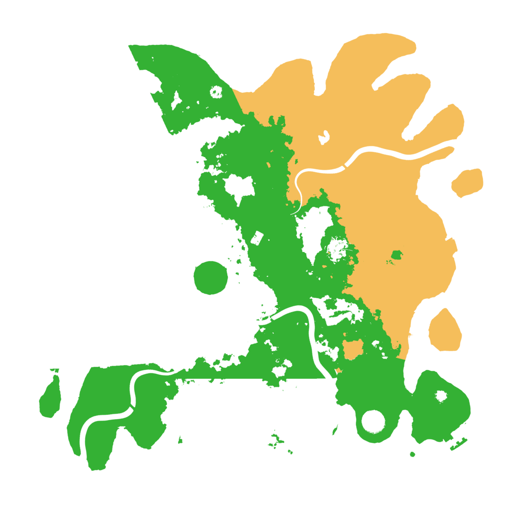 Biome Rust Map: Procedural Map, Size: 4000, Seed: 66666