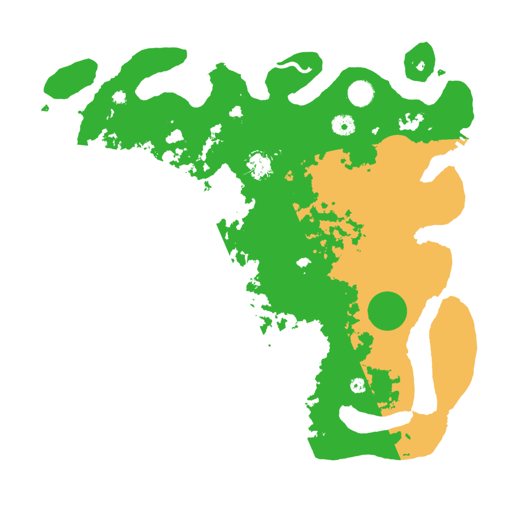 Biome Rust Map: Procedural Map, Size: 3500, Seed: 2026909395