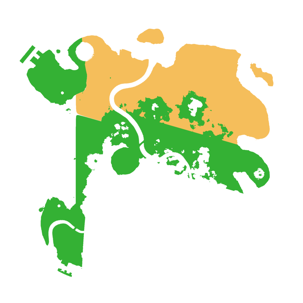 Biome Rust Map: Procedural Map, Size: 3000, Seed: 10753