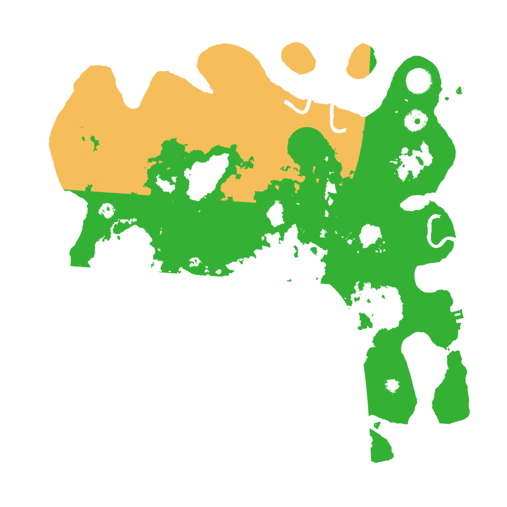 Biome Rust Map: Procedural Map, Size: 3500, Seed: 690214308