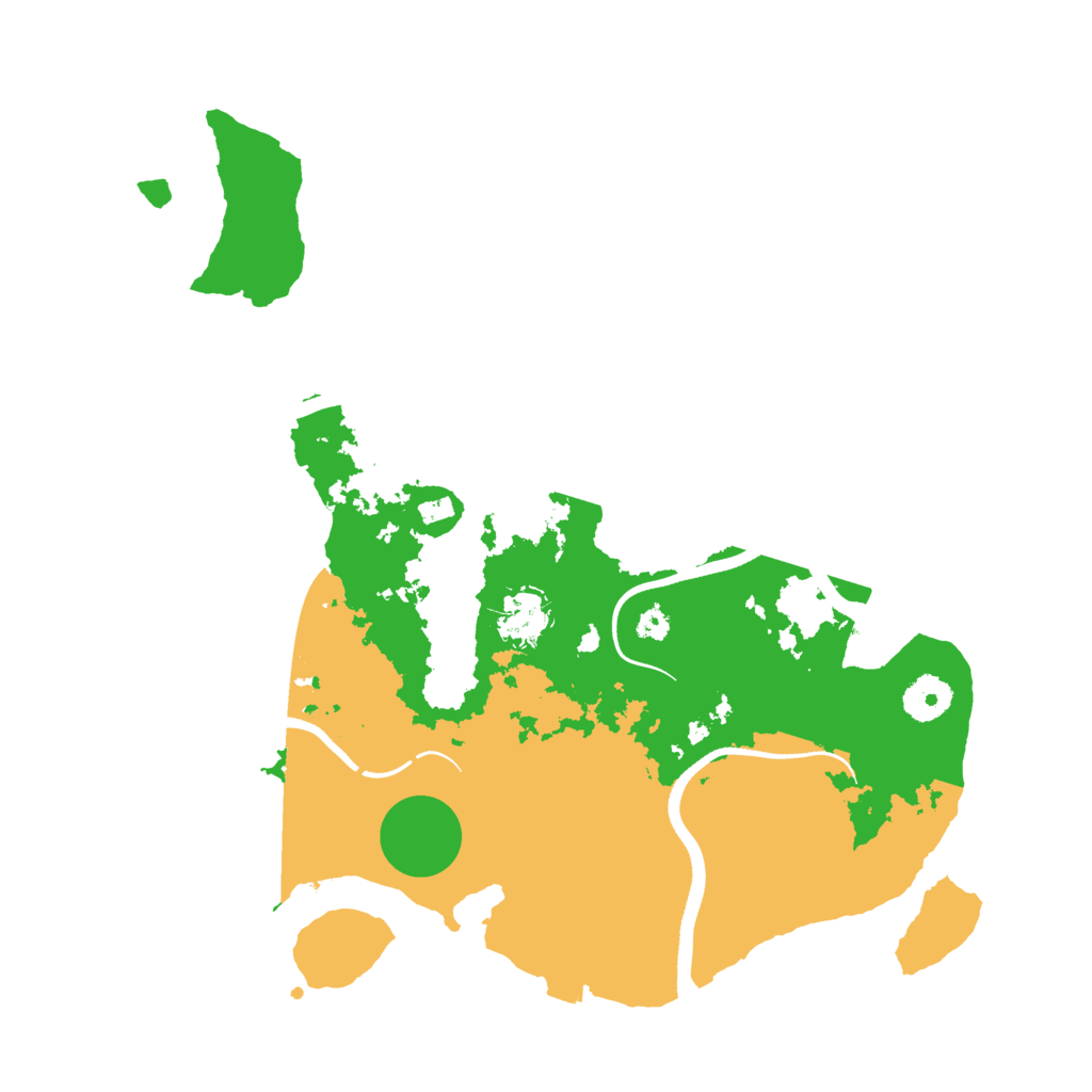 Biome Rust Map: Procedural Map, Size: 3533, Seed: 13825