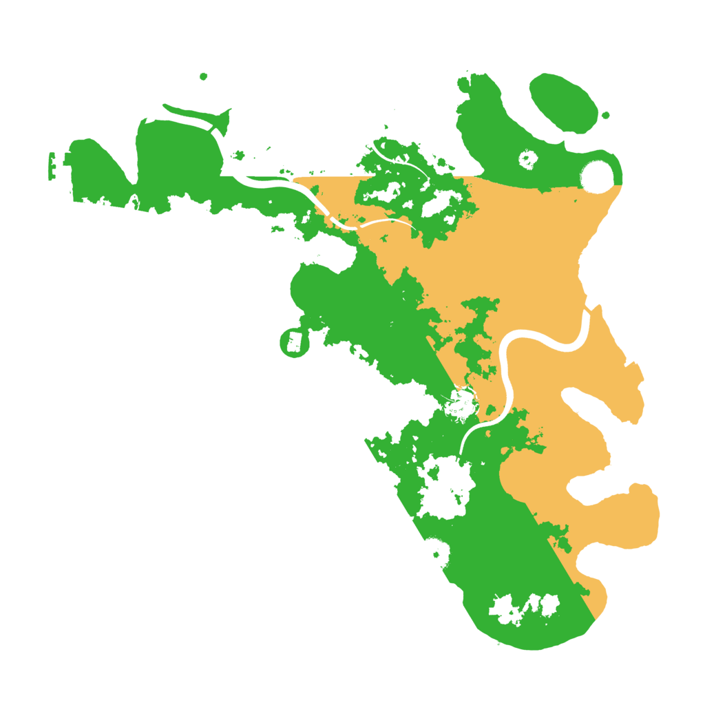 Biome Rust Map: Procedural Map, Size: 3800, Seed: 659519117