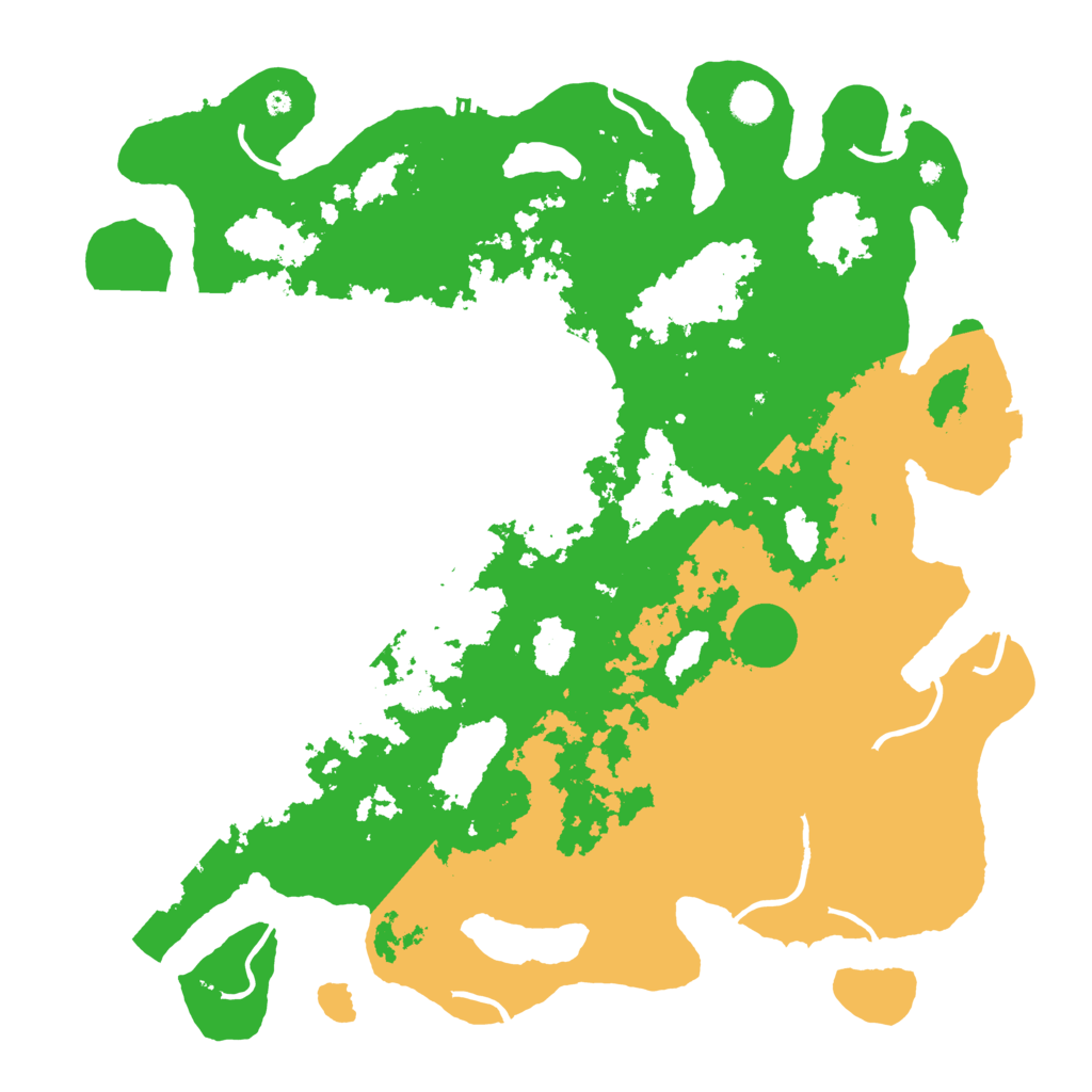 Biome Rust Map: Procedural Map, Size: 4500, Seed: 32437