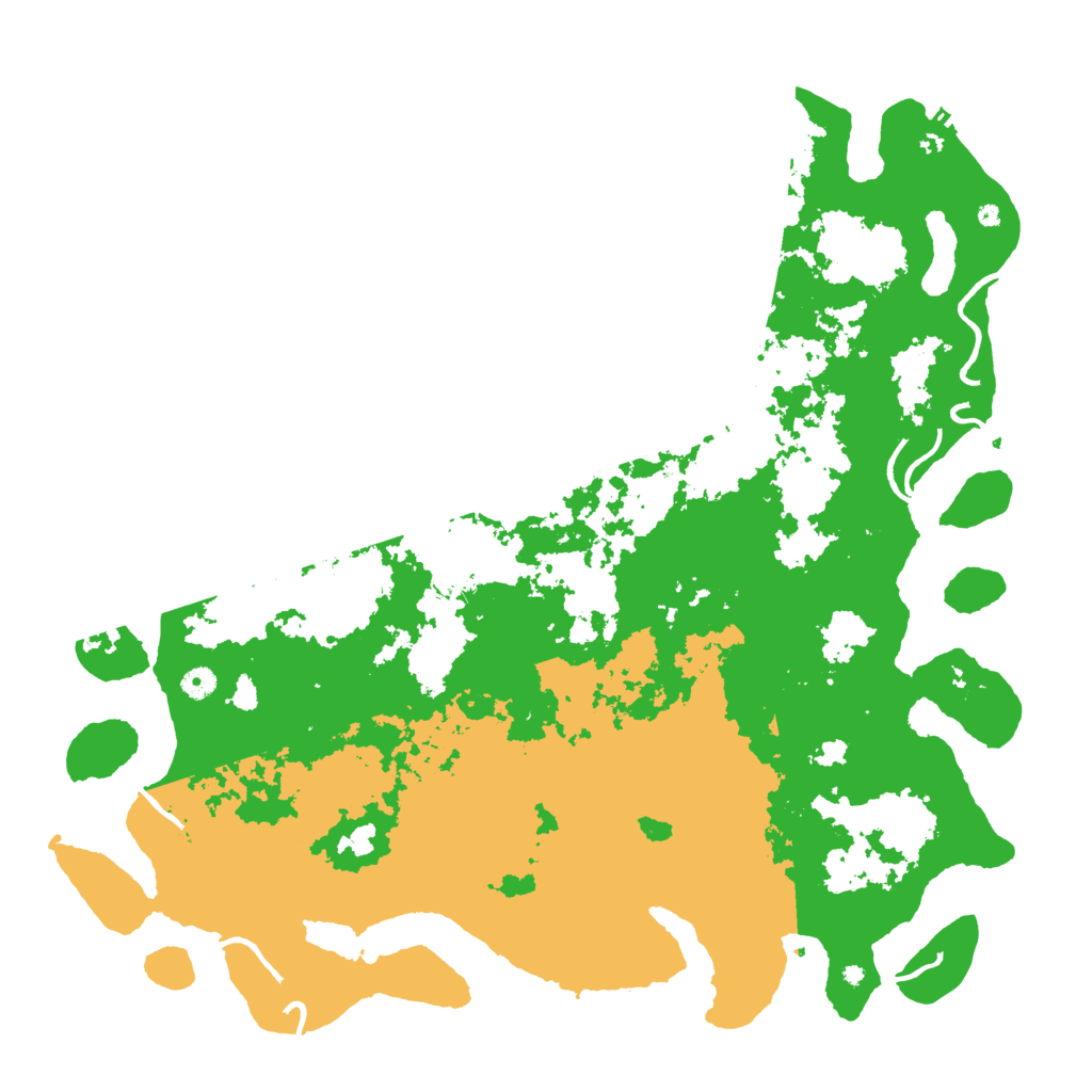 Biome Rust Map: Procedural Map, Size: 5000, Seed: 316
