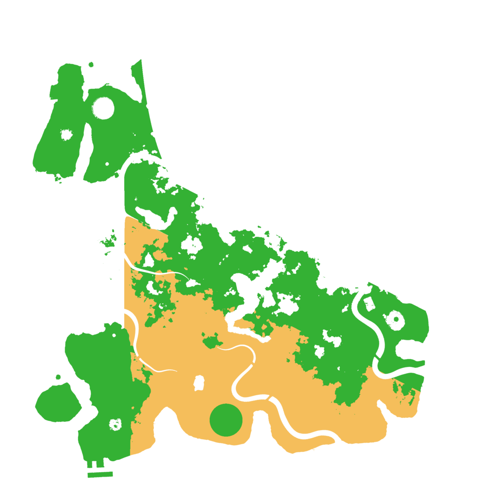Biome Rust Map: Procedural Map, Size: 4000, Seed: 295834