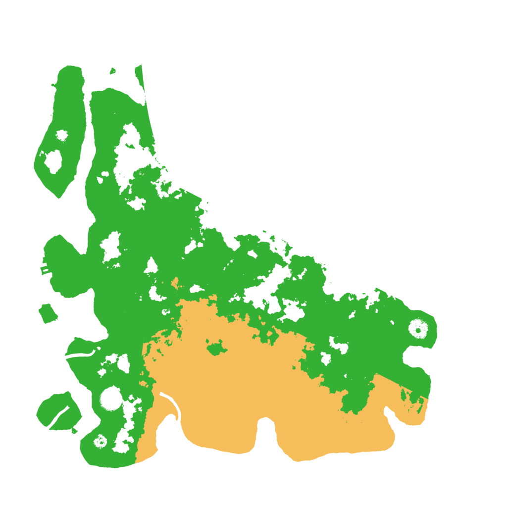 Biome Rust Map: Procedural Map, Size: 4000, Seed: 295834