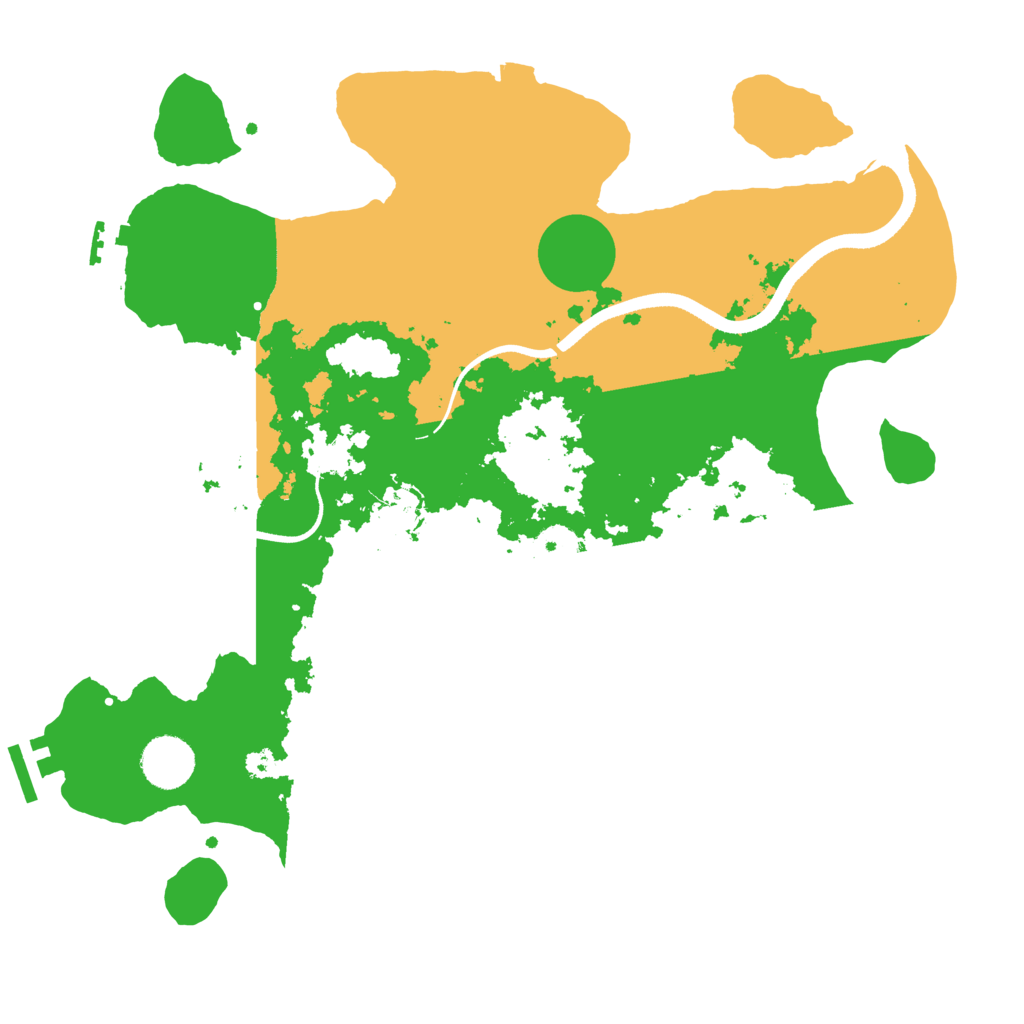 Biome Rust Map: Procedural Map, Size: 3500, Seed: 885272056