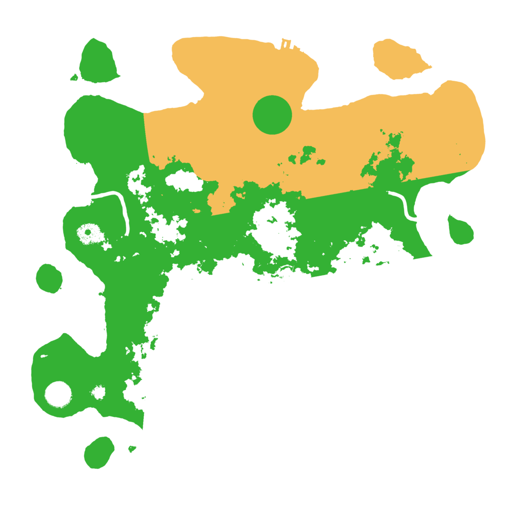 Biome Rust Map: Procedural Map, Size: 3500, Seed: 885272056