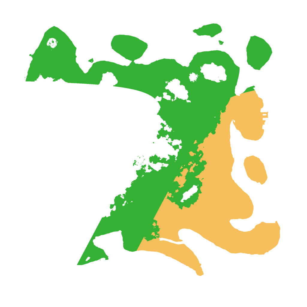 Biome Rust Map: Procedural Map, Size: 3200, Seed: 47594945