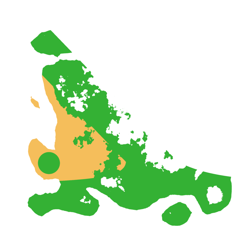 Biome Rust Map: Barren, Size: 3000, Seed: 42069