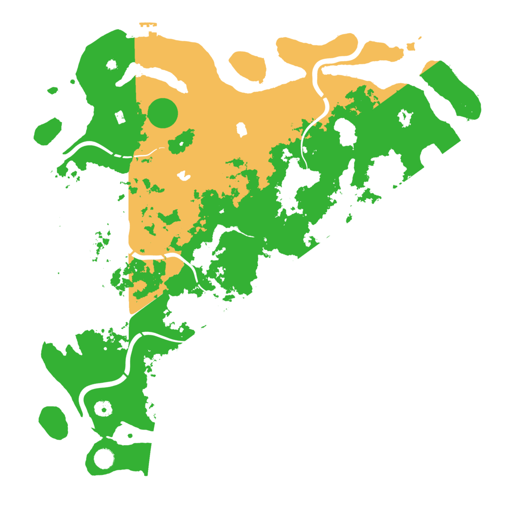 Biome Rust Map: Procedural Map, Size: 4500, Seed: 7979567
