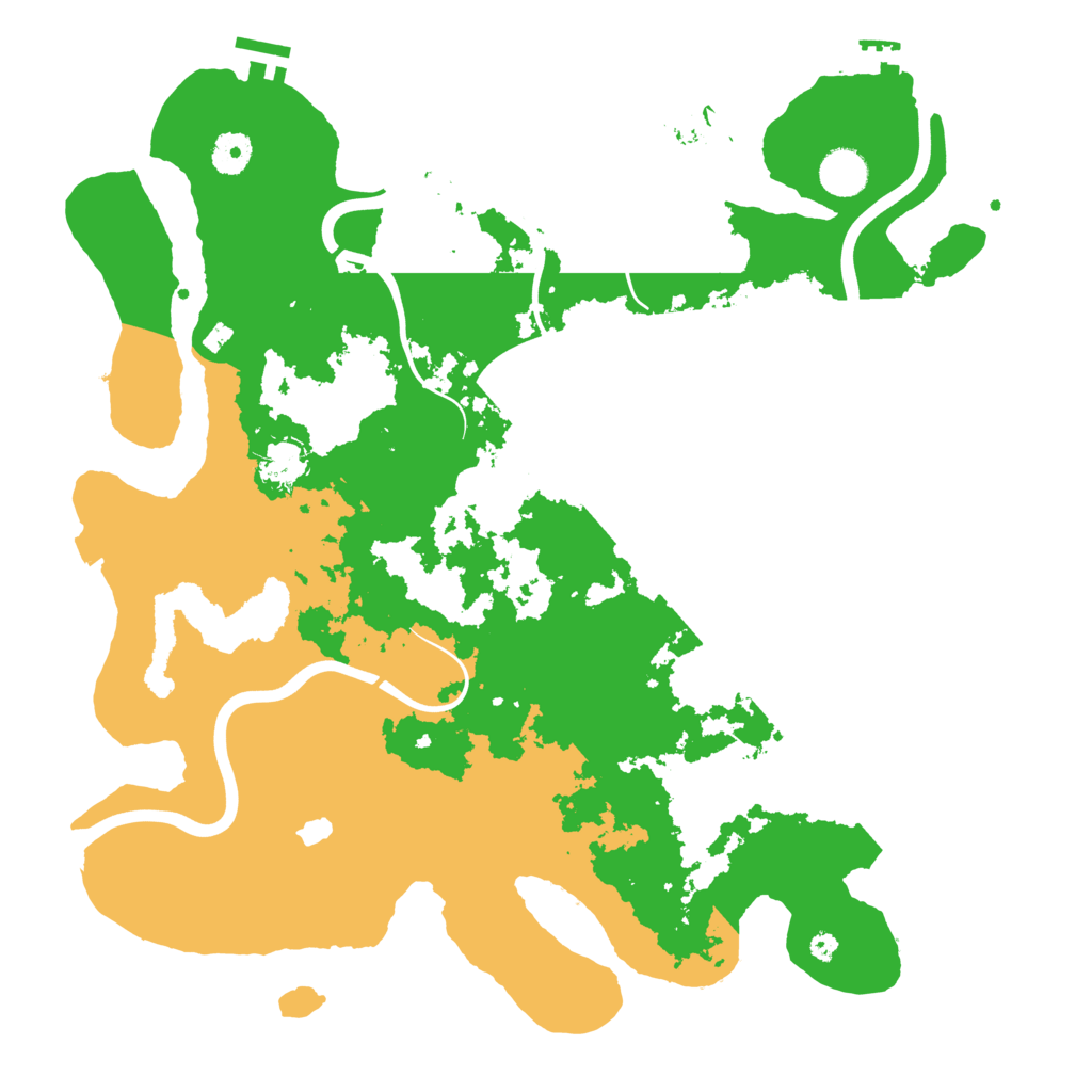 Biome Rust Map: Procedural Map, Size: 4000, Seed: 893879