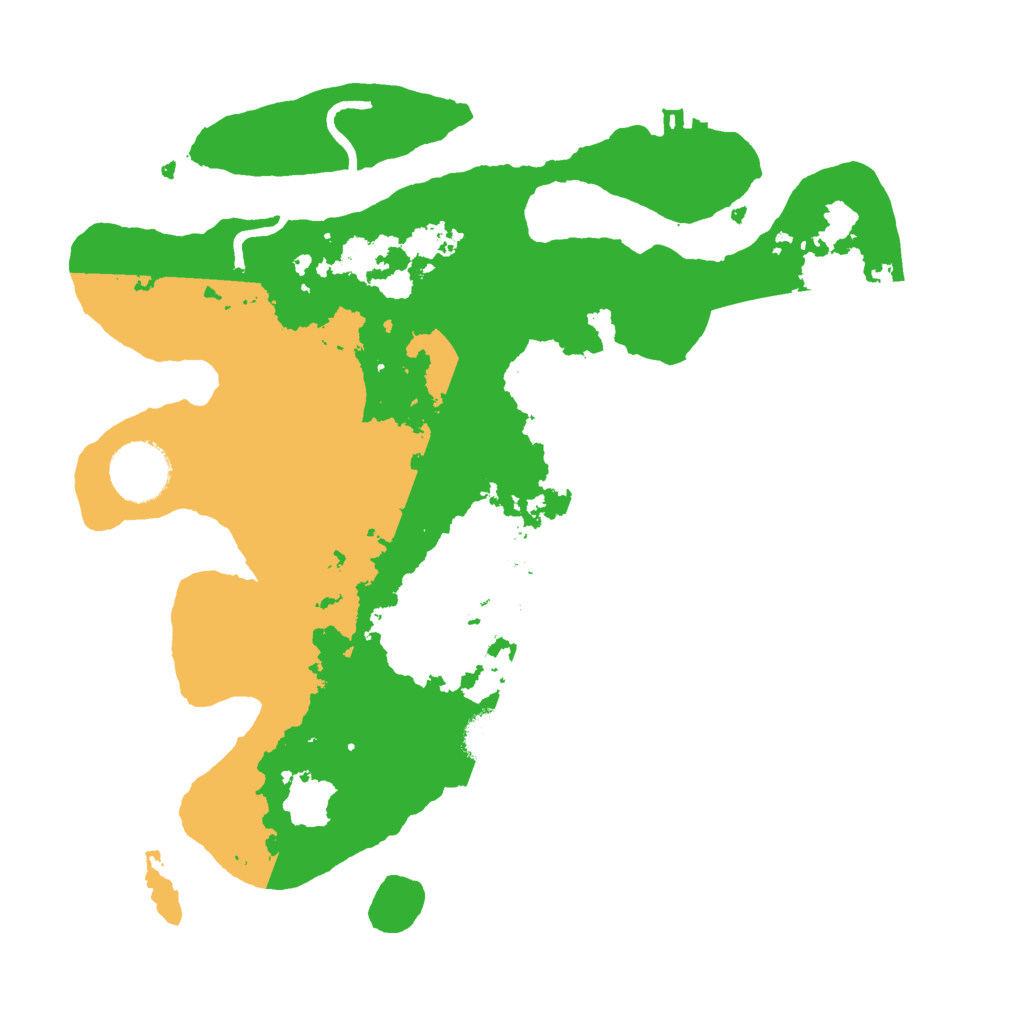 Biome Rust Map: Procedural Map, Size: 3000, Seed: 108940353