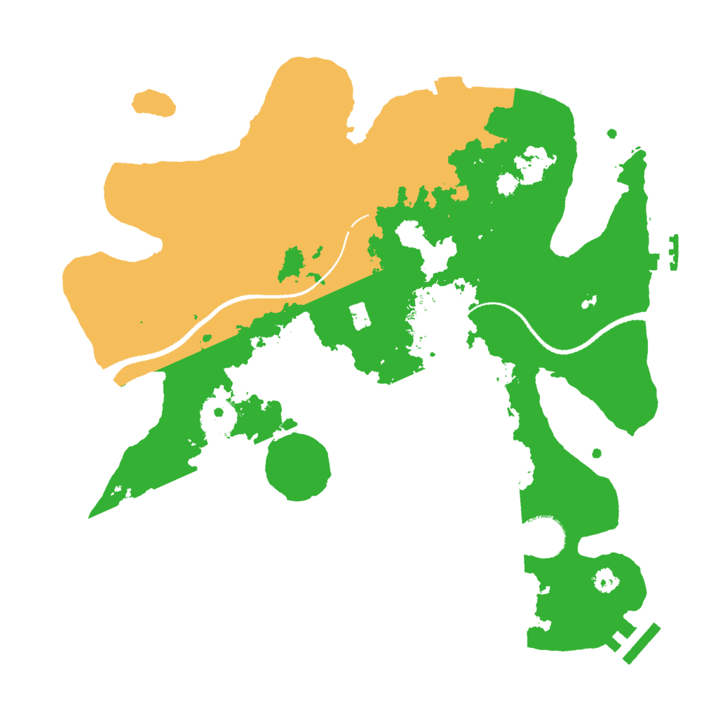 Biome Rust Map: Procedural Map, Size: 3000, Seed: 648135