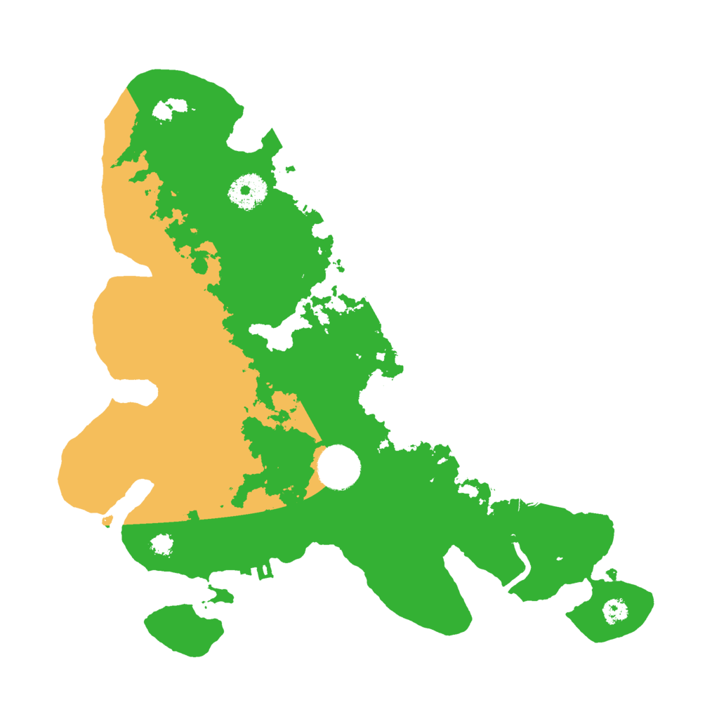 Biome Rust Map: Procedural Map, Size: 3000, Seed: 65638