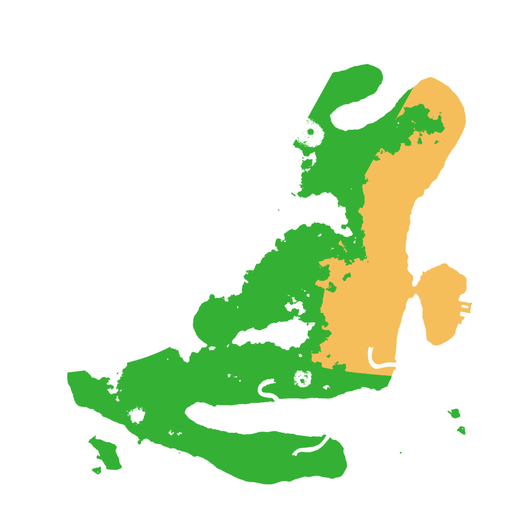 Biome Rust Map: Procedural Map, Size: 3000, Seed: 76689