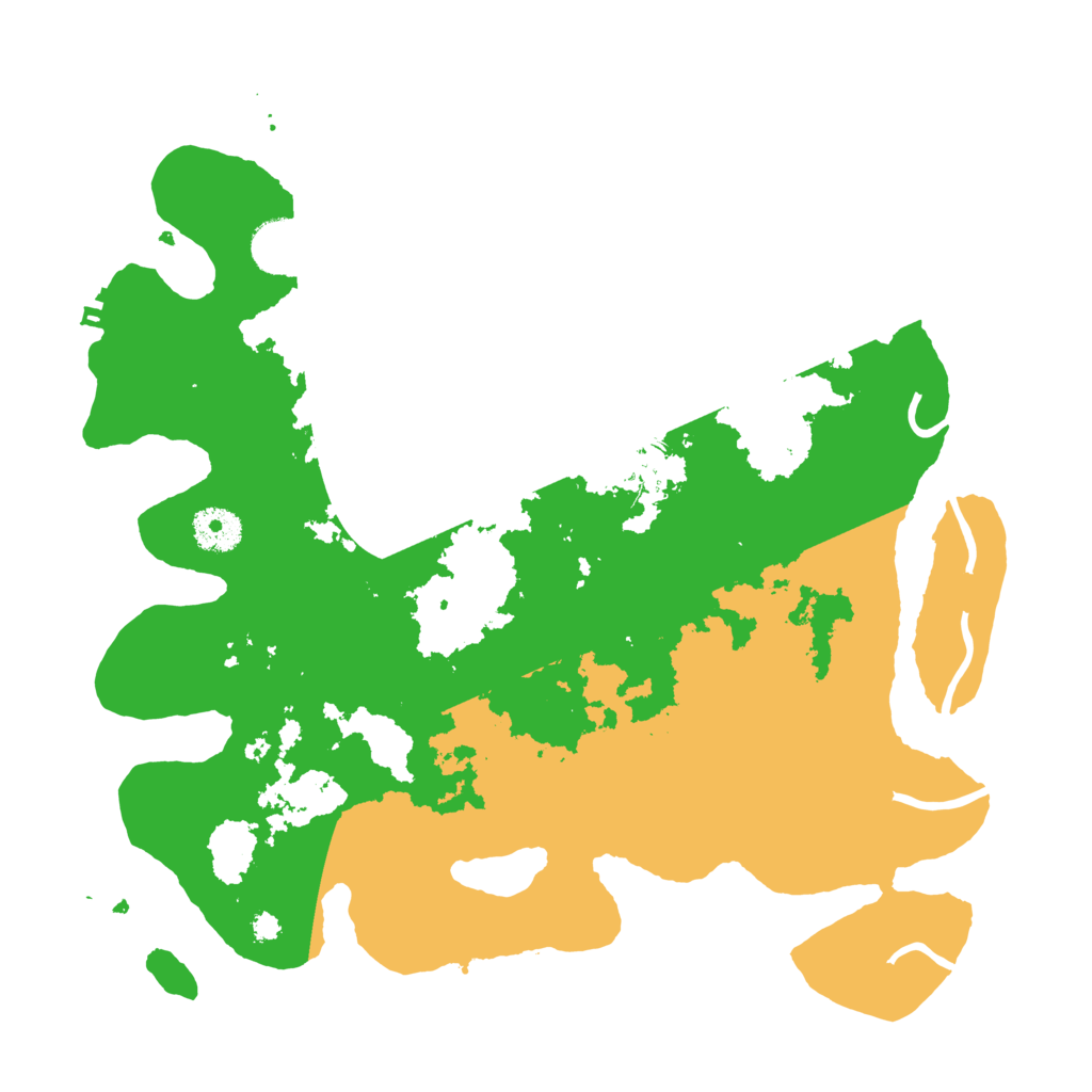 Biome Rust Map: Procedural Map, Size: 3500, Seed: 1865991798