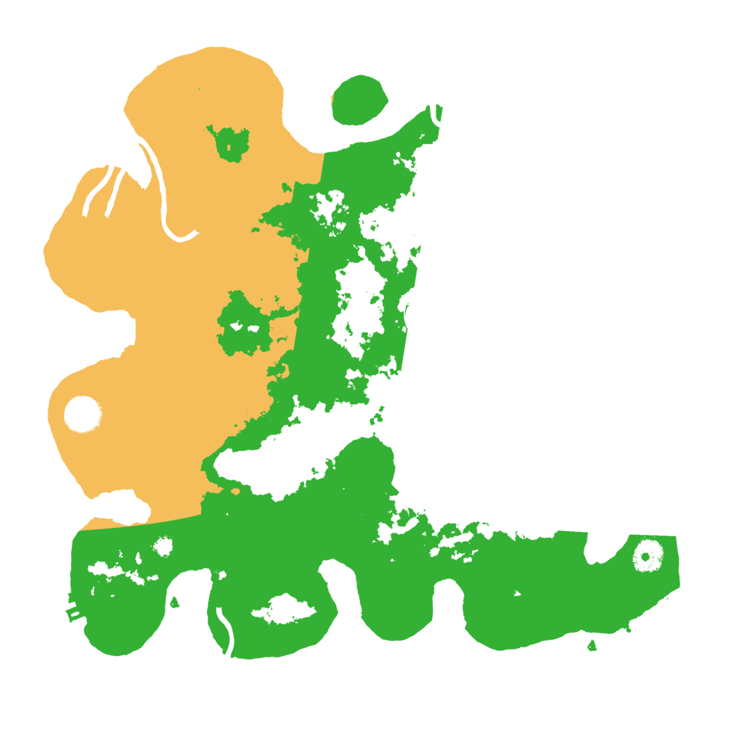 Biome Rust Map: Procedural Map, Size: 3500, Seed: 354334290