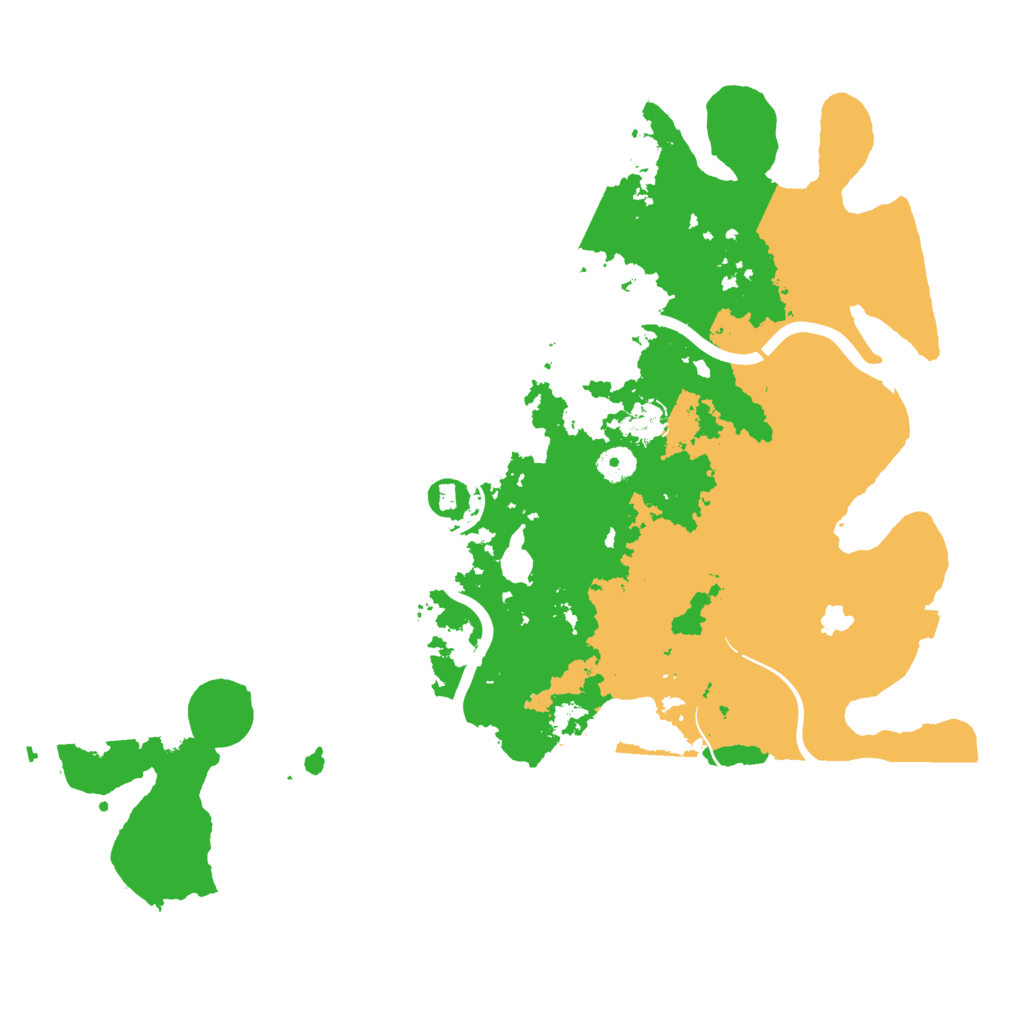 Biome Rust Map: Procedural Map, Size: 4200, Seed: 897461