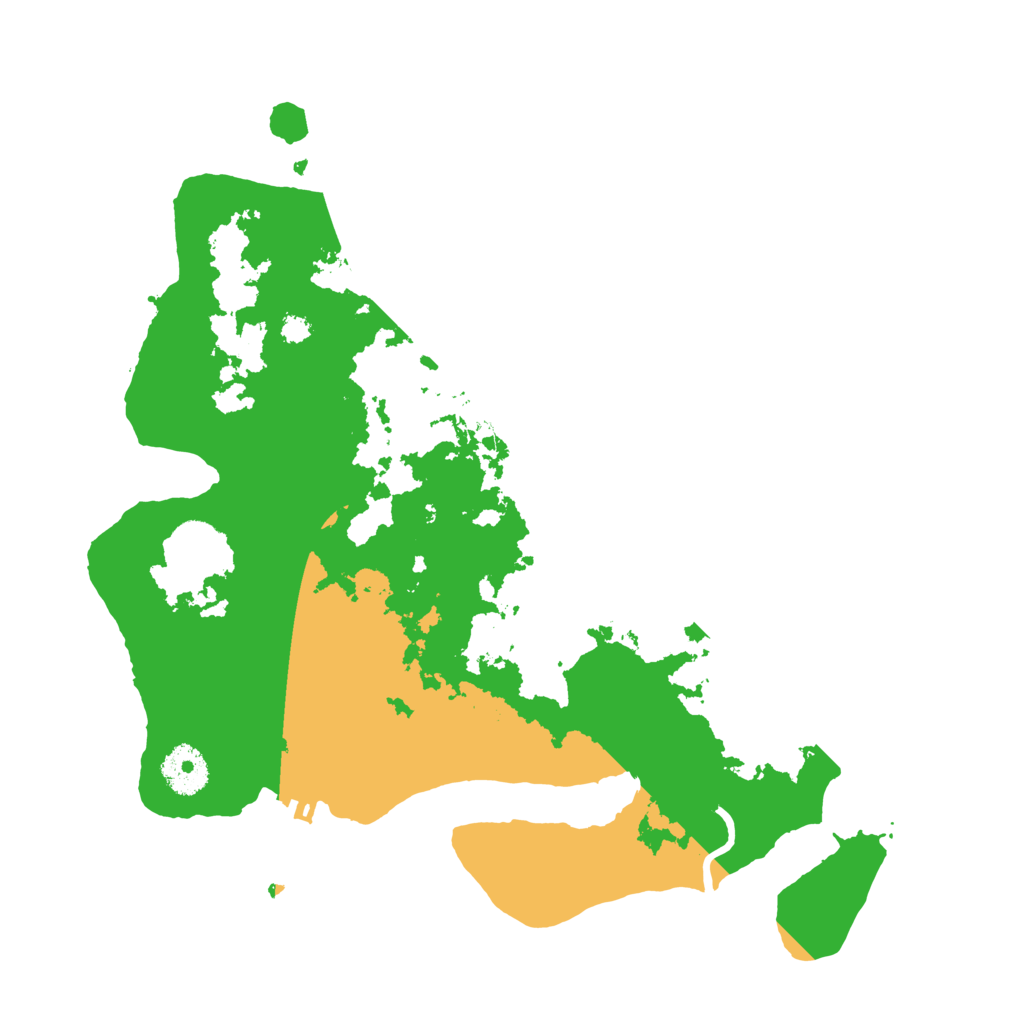 Biome Rust Map: Procedural Map, Size: 3300, Seed: 35