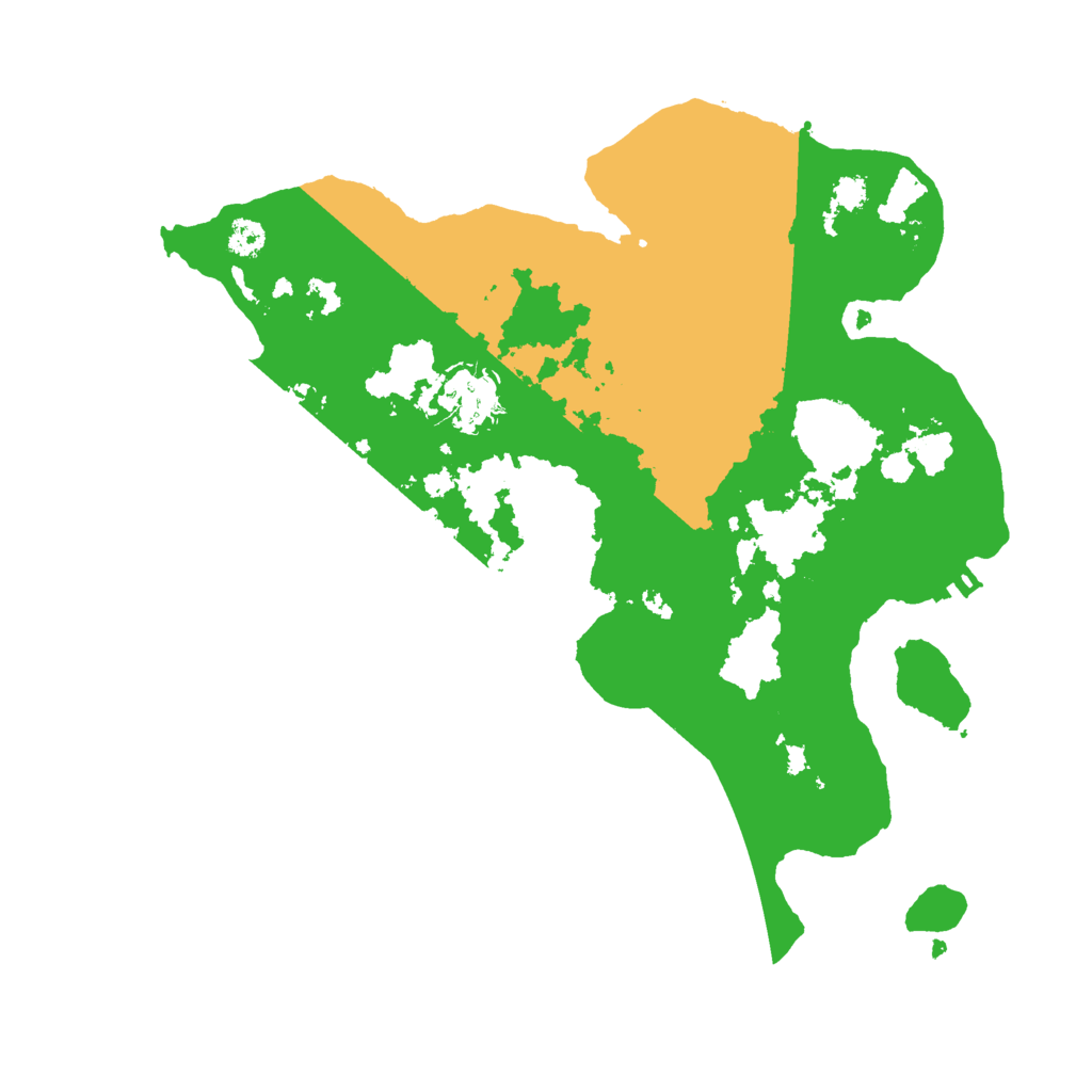 Biome Rust Map: Procedural Map, Size: 3000, Seed: 25178514