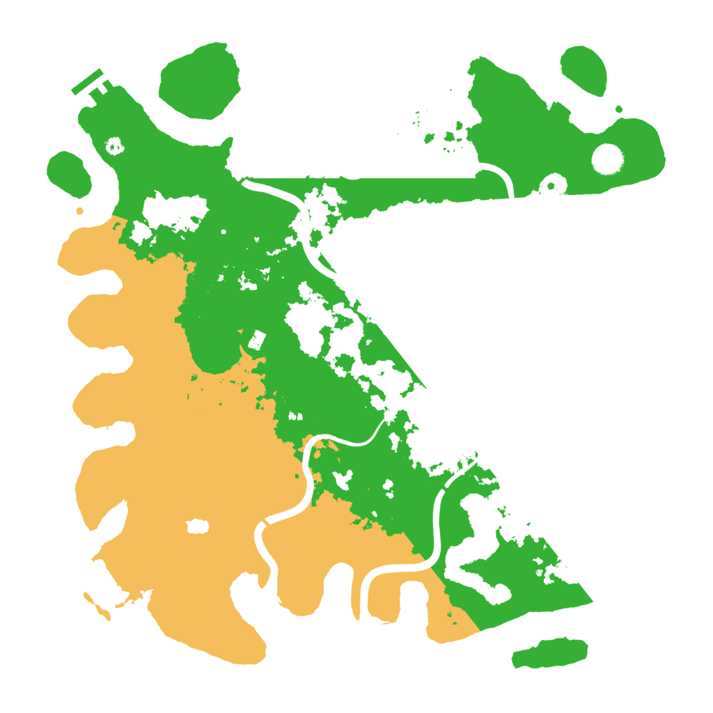 Biome Rust Map: Procedural Map, Size: 4000, Seed: 549545401