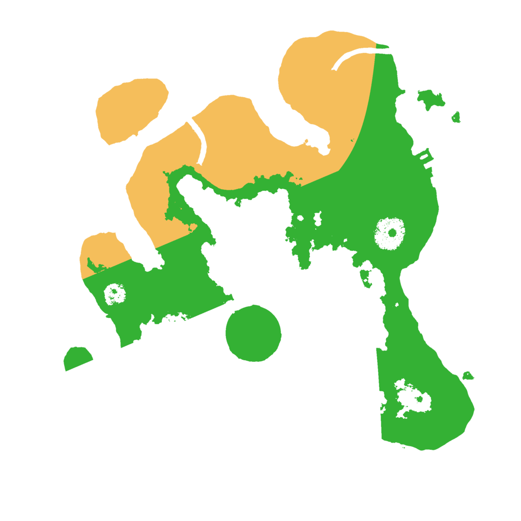 Biome Rust Map: Procedural Map, Size: 2500, Seed: 1276204235