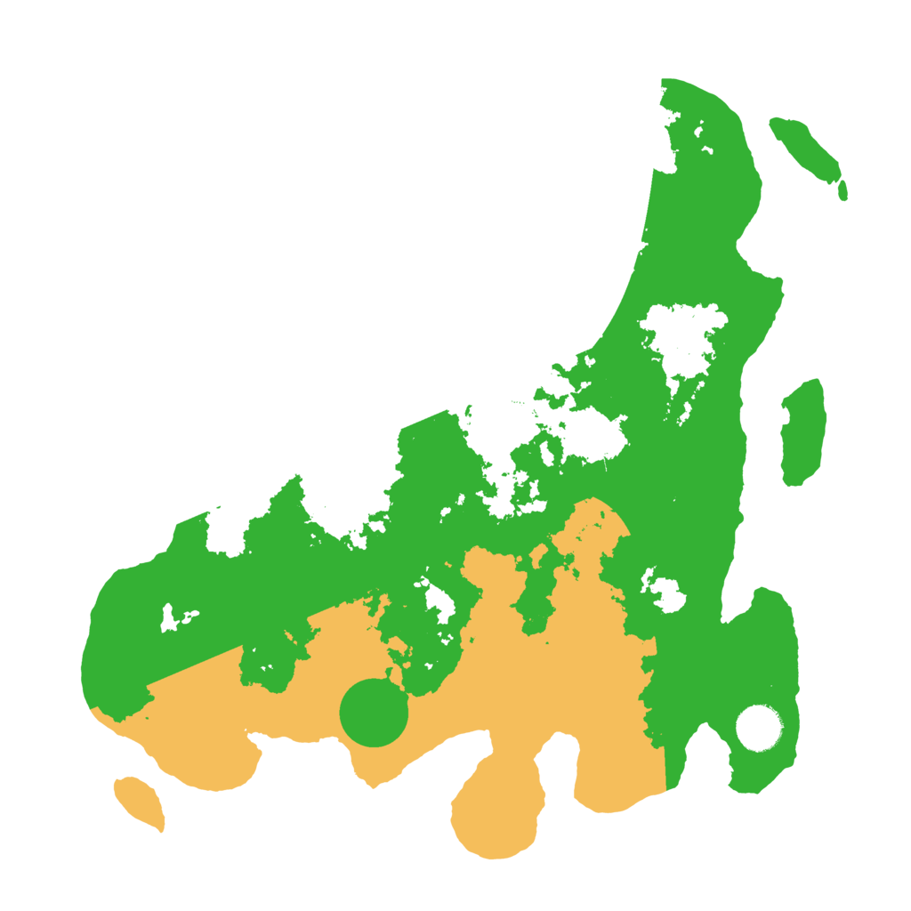 Biome Rust Map: Barren, Size: 3500, Seed: 802959956