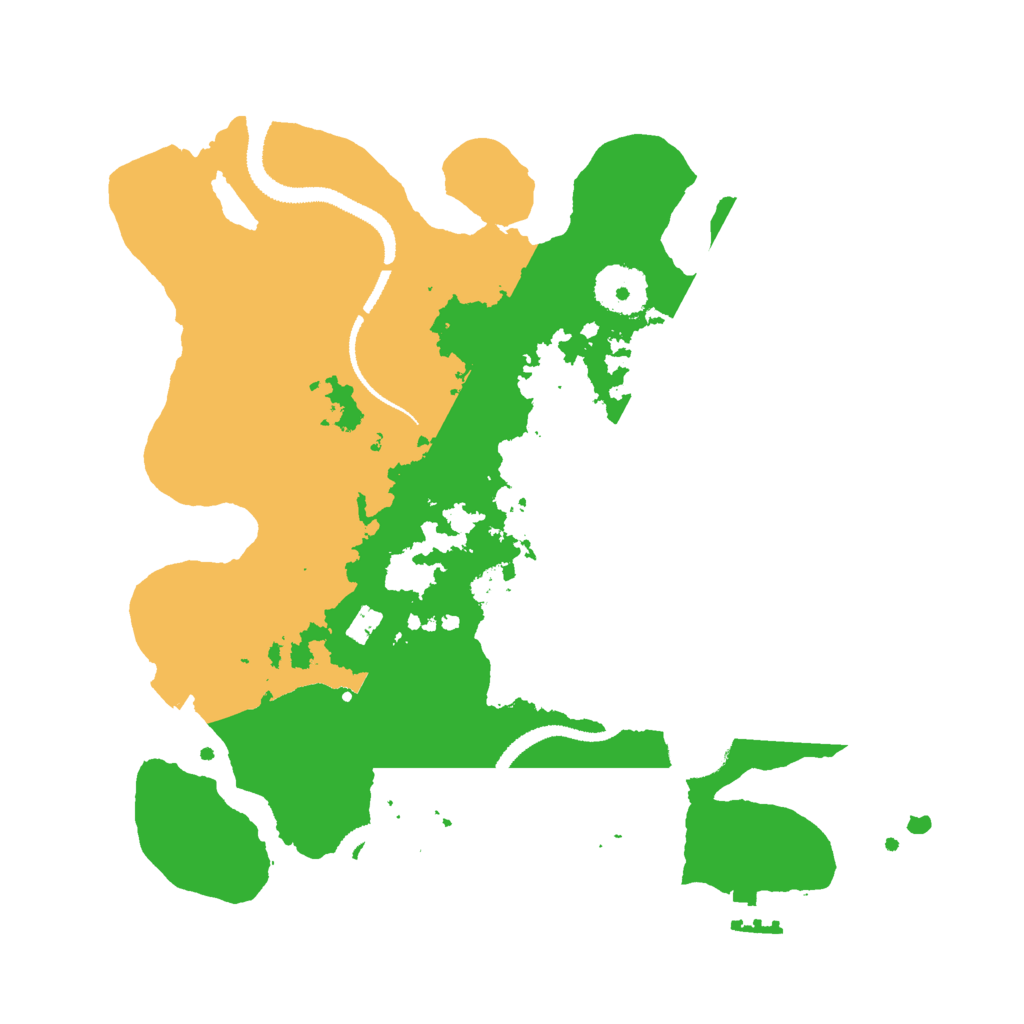 Biome Rust Map: Procedural Map, Size: 3000, Seed: 41553