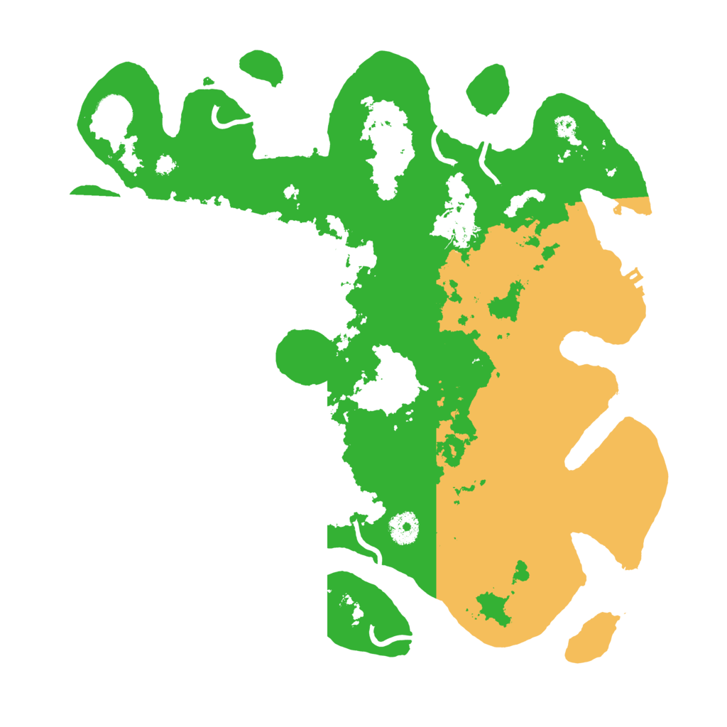 Biome Rust Map: Procedural Map, Size: 3500, Seed: 649713