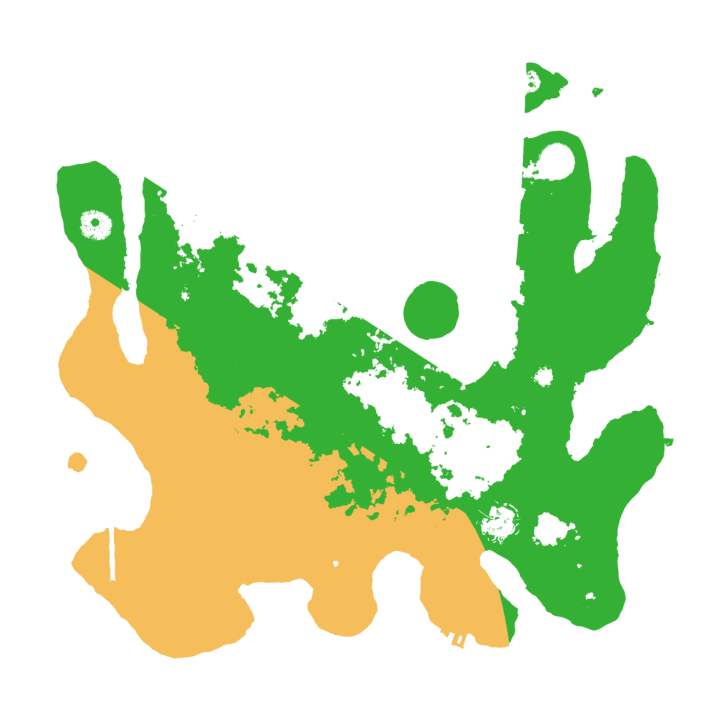 Biome Rust Map: Procedural Map, Size: 3500, Seed: 919559534