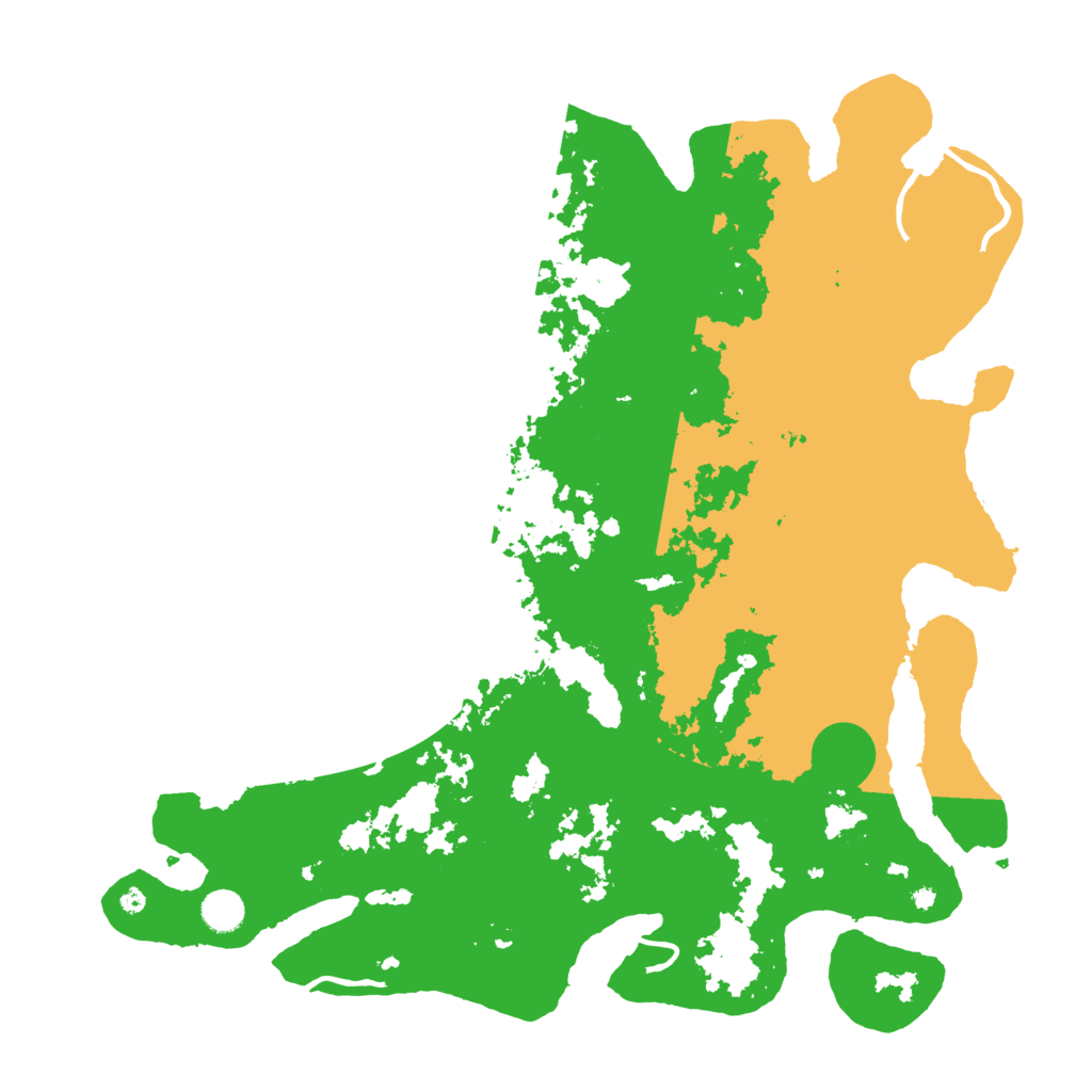 Biome Rust Map: Procedural Map, Size: 4500, Seed: 421071244