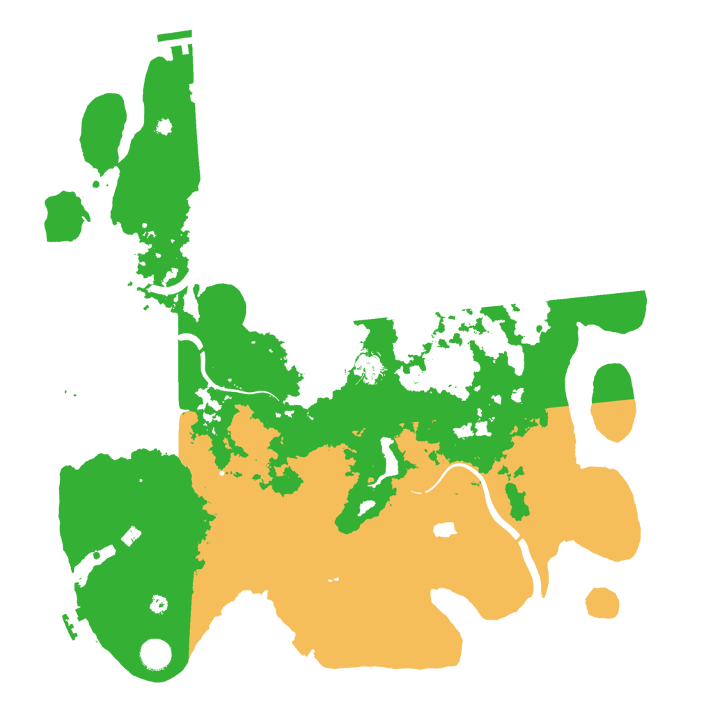 Biome Rust Map: Procedural Map, Size: 4000, Seed: 106274288
