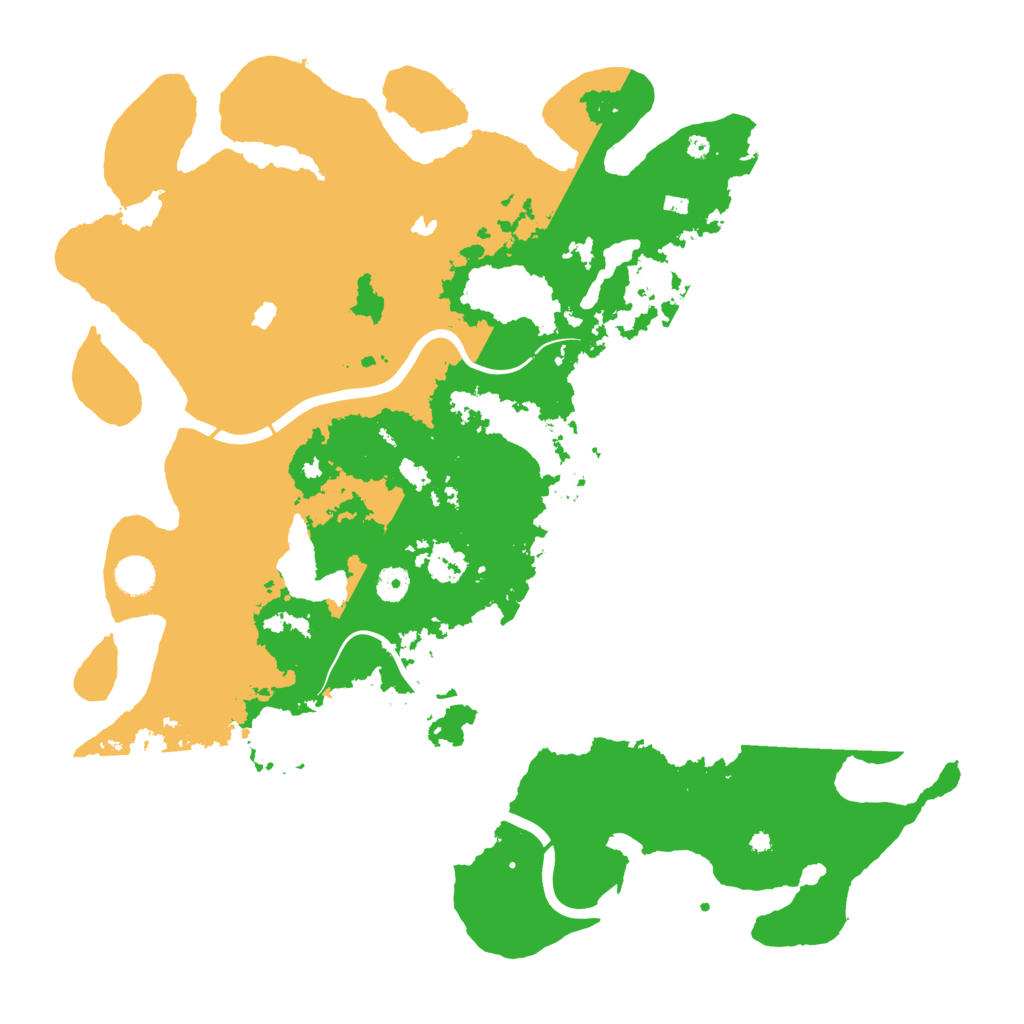 Biome Rust Map: Procedural Map, Size: 4500, Seed: 745838794