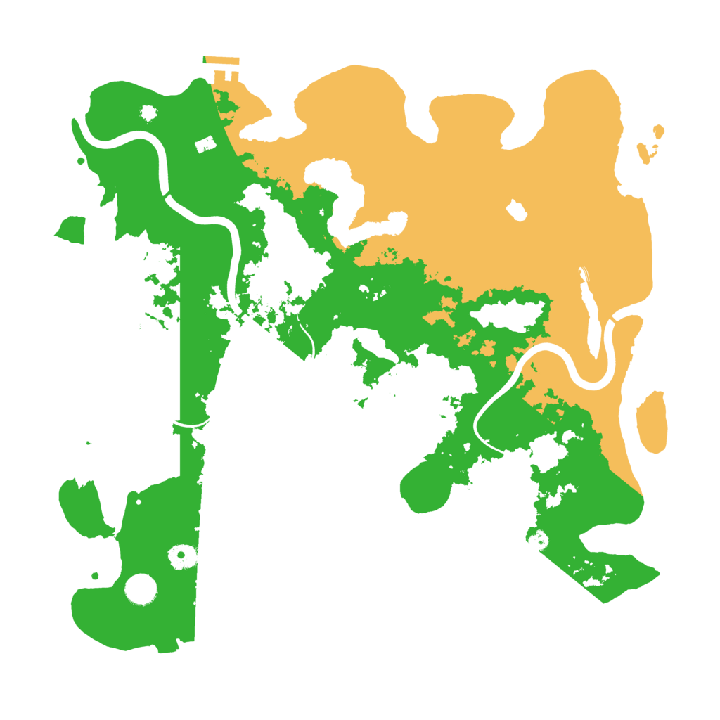 Biome Rust Map: Procedural Map, Size: 4000, Seed: 863657