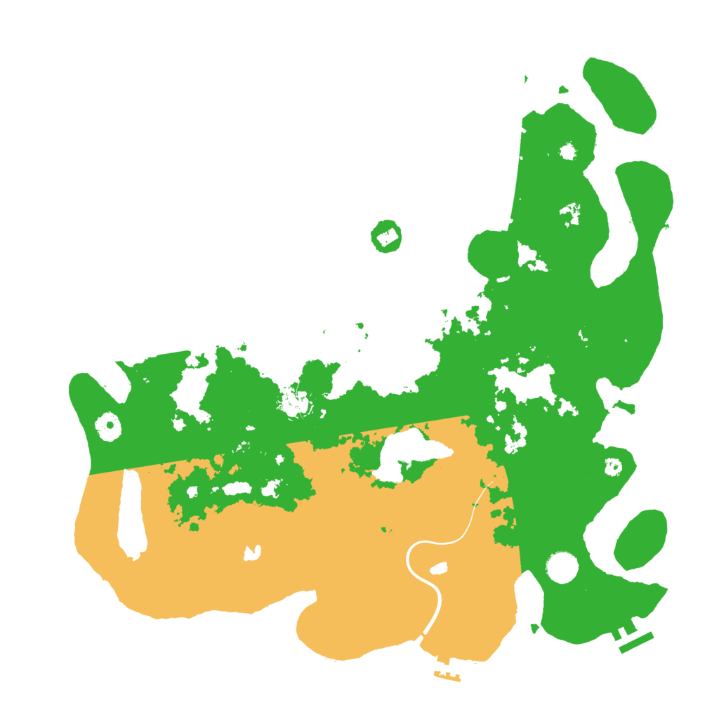 Biome Rust Map: Procedural Map, Size: 4000, Seed: 548336