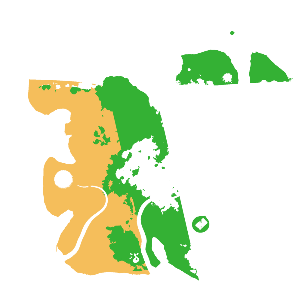 Biome Rust Map: Procedural Map, Size: 3000, Seed: 9868971