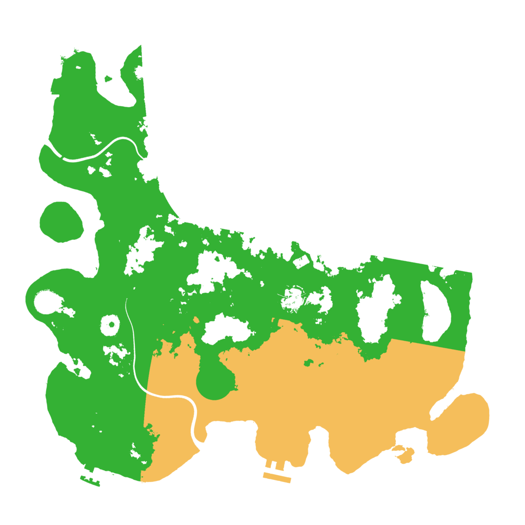 Biome Rust Map: Procedural Map, Size: 3800, Seed: 24900804