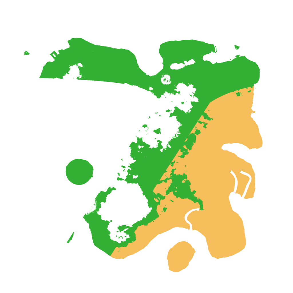Biome Rust Map: Procedural Map, Size: 3000, Seed: 28836