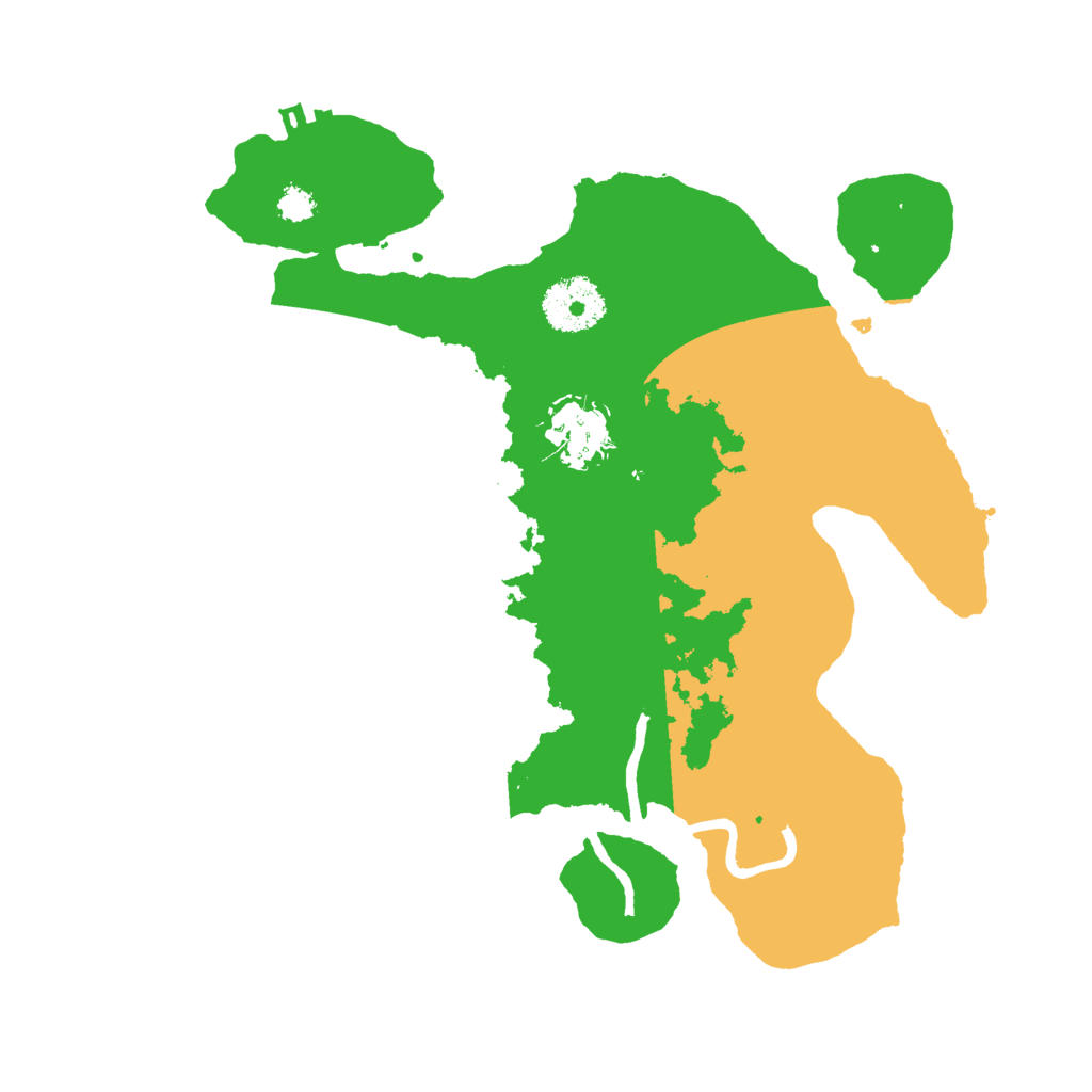 Biome Rust Map: Procedural Map, Size: 2866, Seed: 100