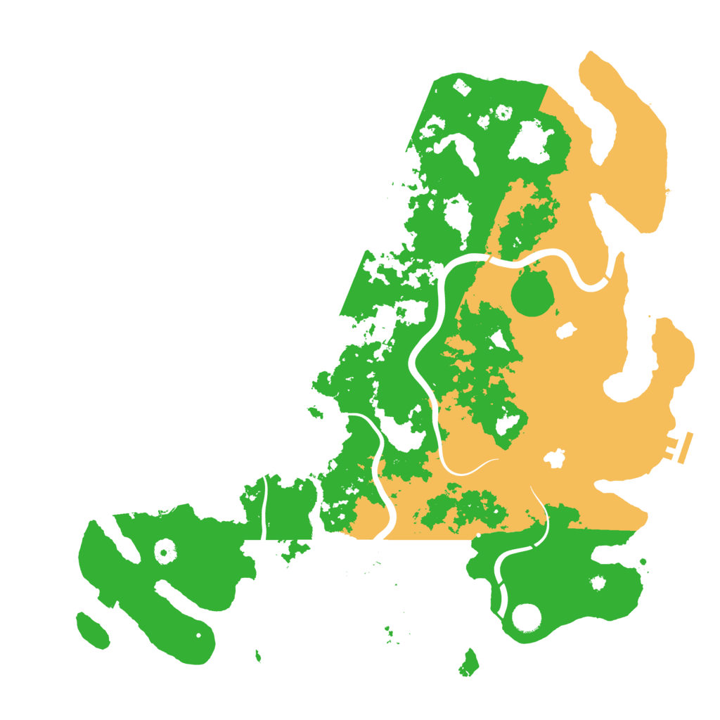 Biome Rust Map: Procedural Map, Size: 4500, Seed: 563456