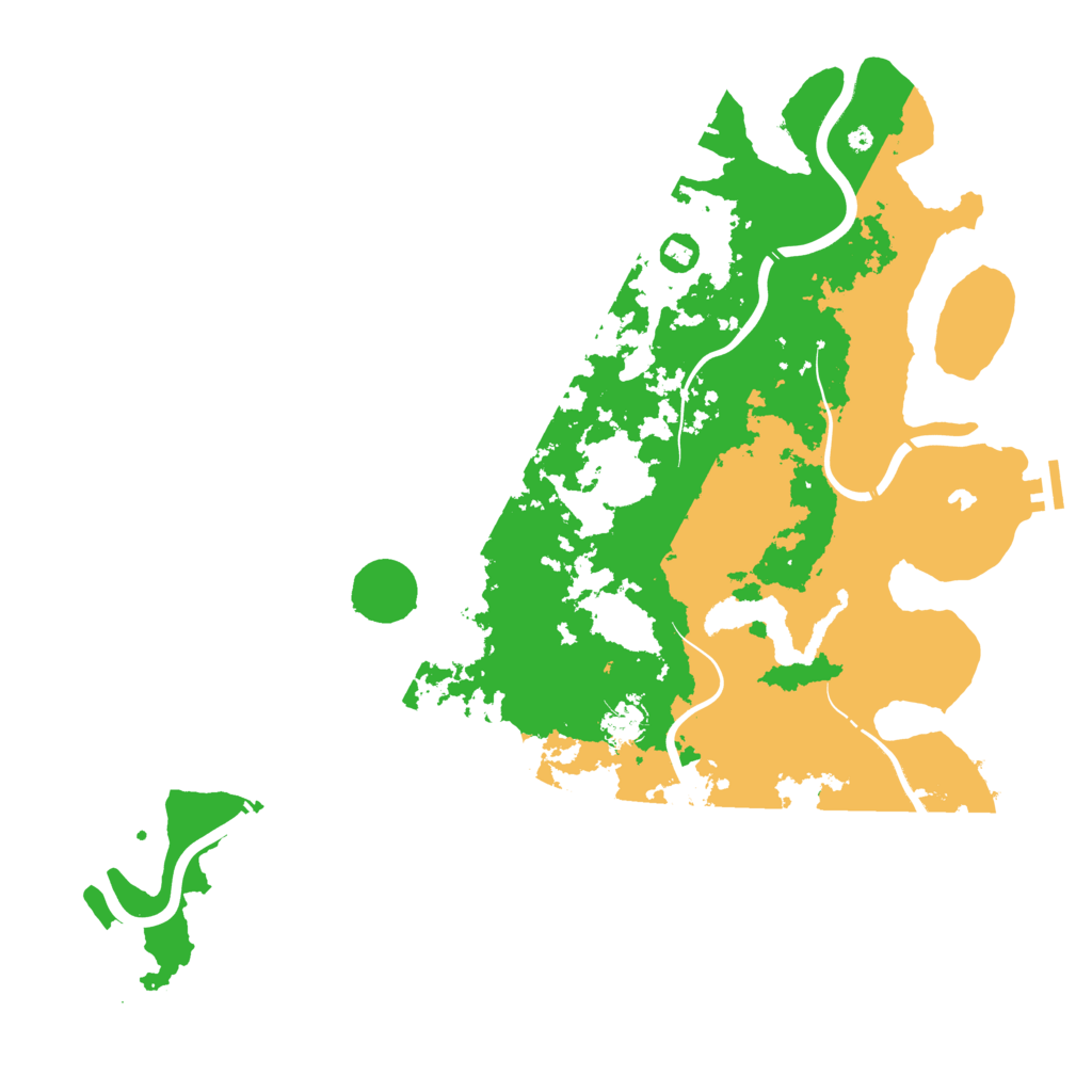 Biome Rust Map: Procedural Map, Size: 4500, Seed: 272727