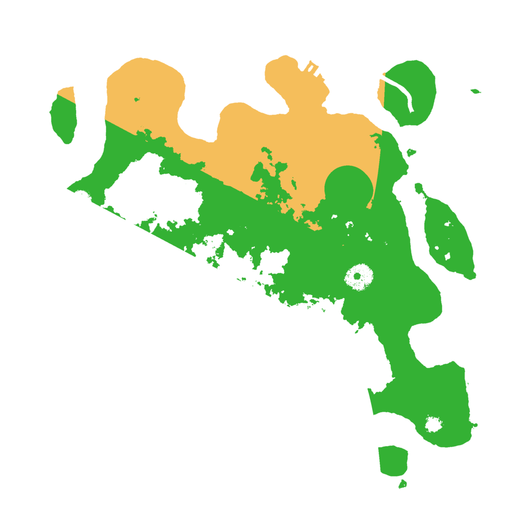 Biome Rust Map: Procedural Map, Size: 3000, Seed: 29255