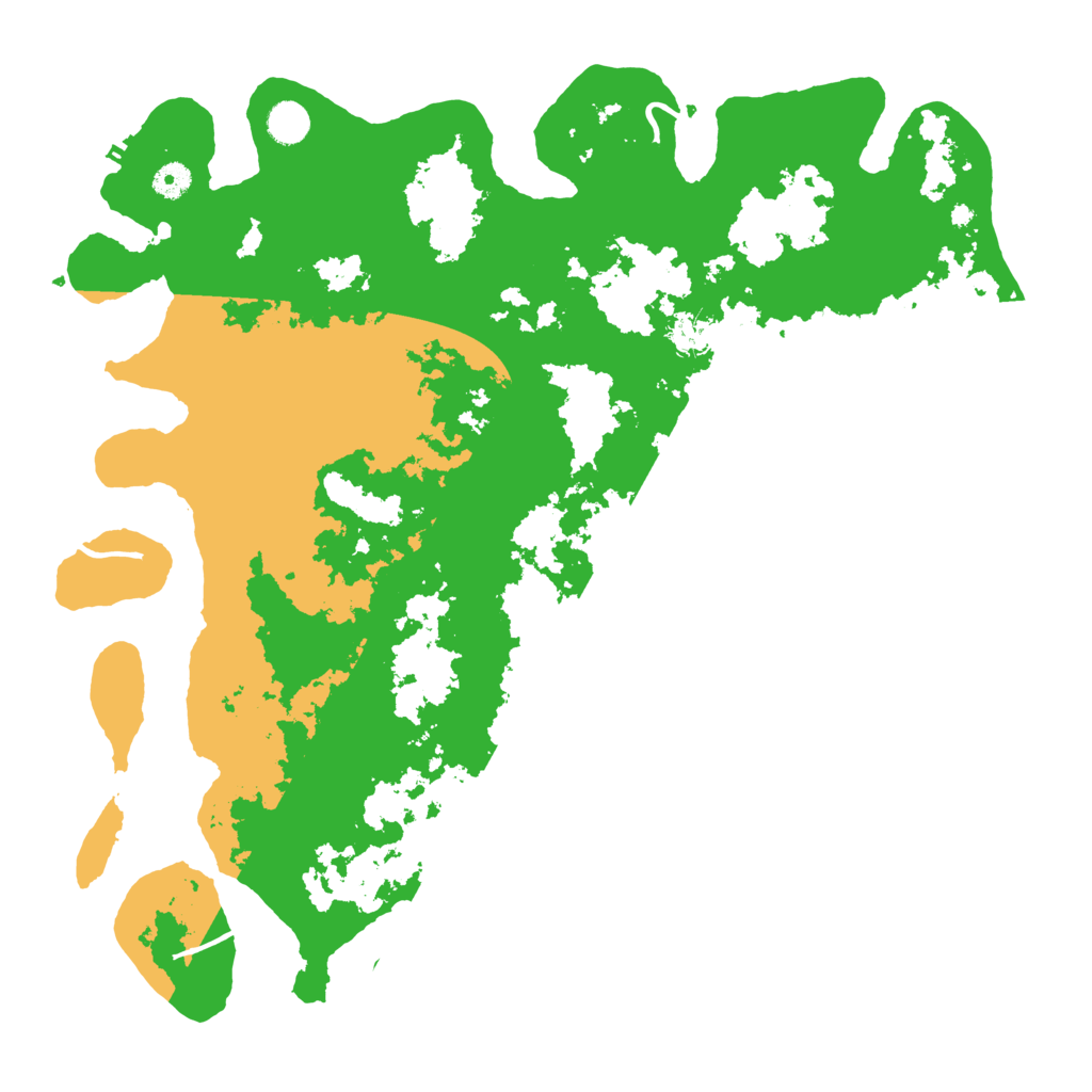 Biome Rust Map: Procedural Map, Size: 4500, Seed: 5345324