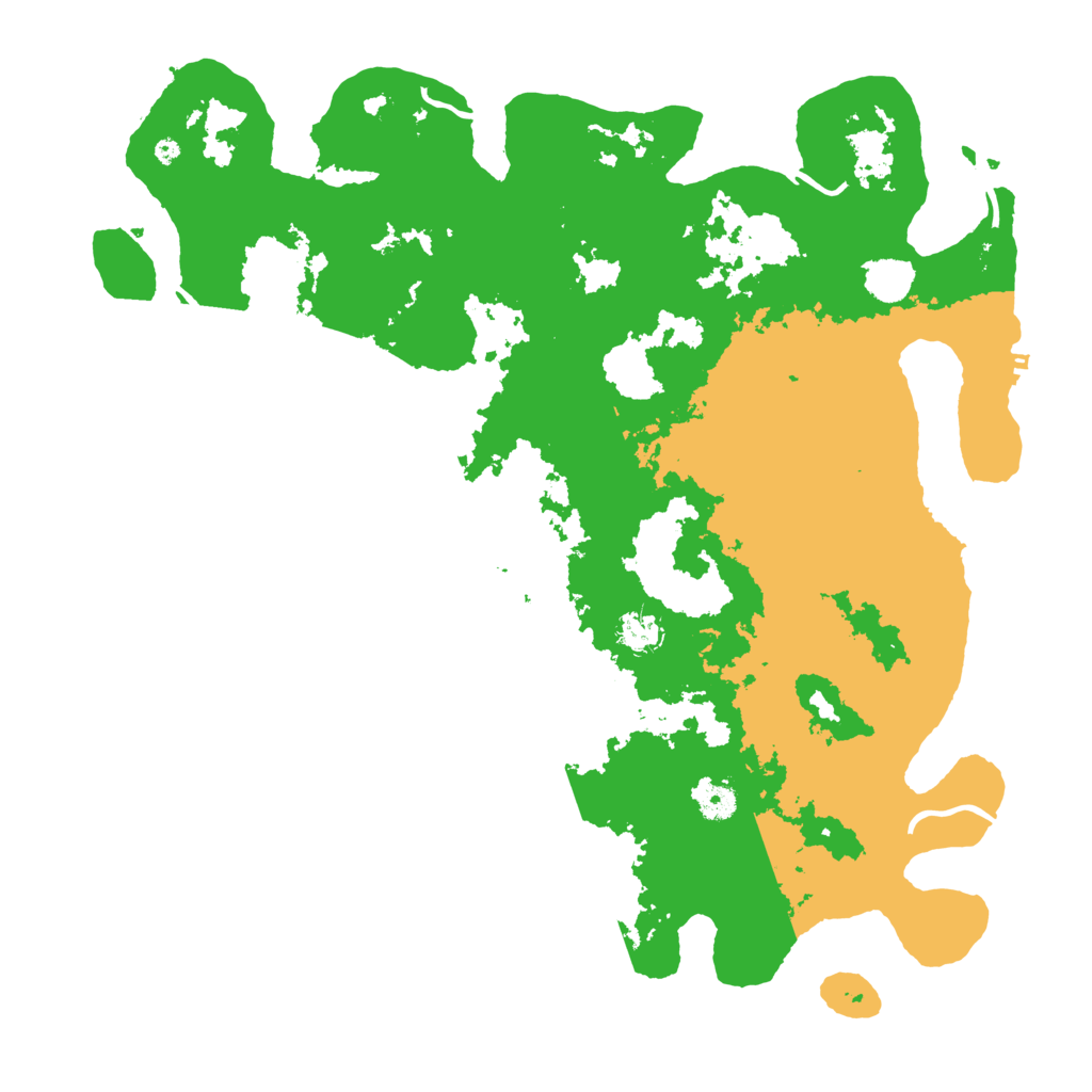 Biome Rust Map: Procedural Map, Size: 4500, Seed: 6545487