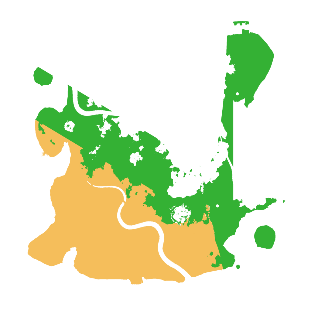 Biome Rust Map: Procedural Map, Size: 3000, Seed: 14064