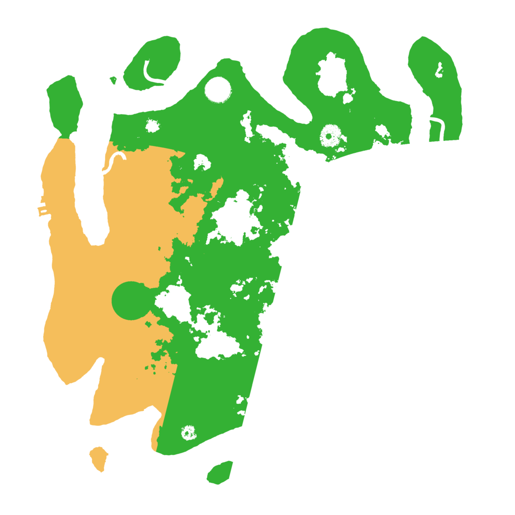 Biome Rust Map: Procedural Map, Size: 3500, Seed: 111877052