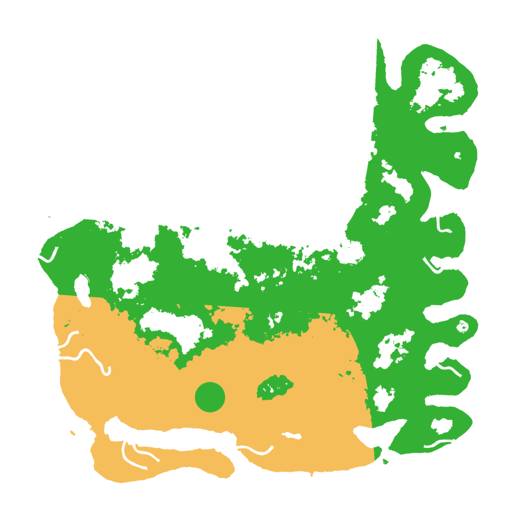 Biome Rust Map: Procedural Map, Size: 4500, Seed: 28016