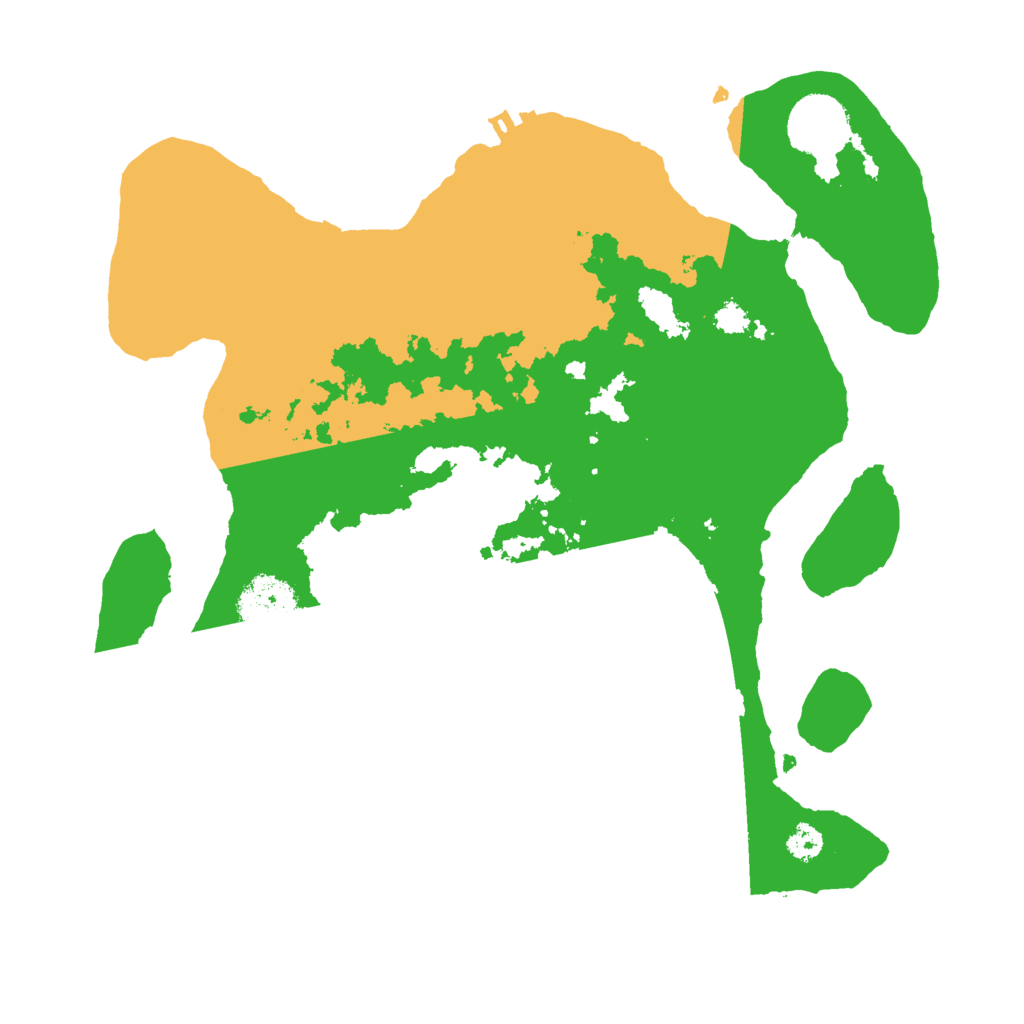 Biome Rust Map: Procedural Map, Size: 3000, Seed: 64188